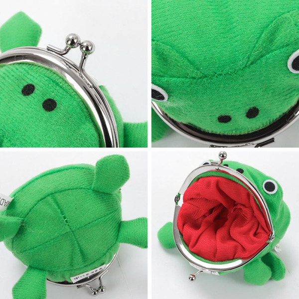 1 piece frog coin purse coin purse Naruto green small frog shape