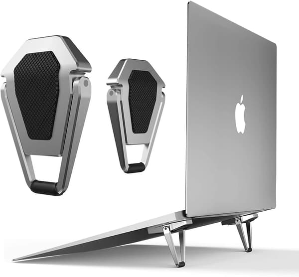Bärbart Osynligt Laptopställ - 2 st
