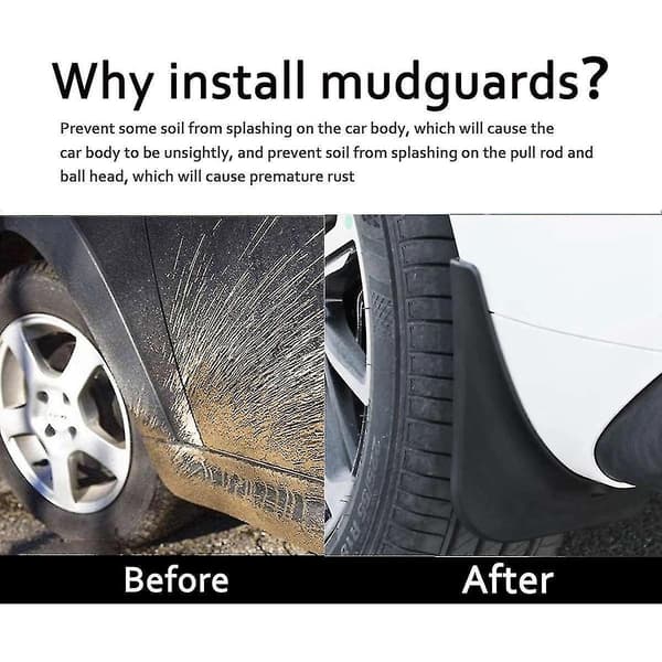 Dæksel Bil Mud Flaps Mudflaps Stænk Mud Udvendige S Til Jol