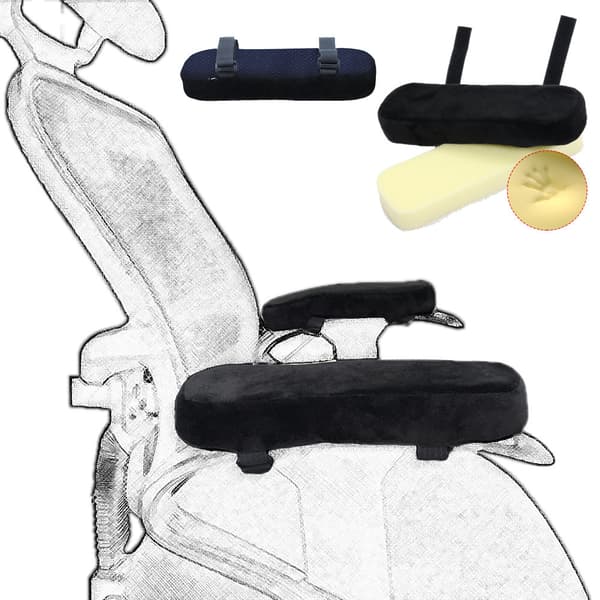 1 par af stol armlæn pude memory foam albue pude