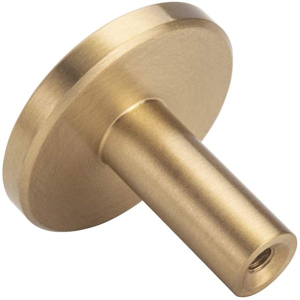 Sæt af 4, Børstet Messing Væghængte Krog, Guld Håndklæde Krog til