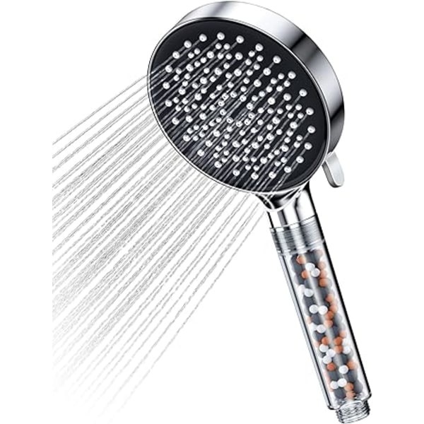 Duschhuvud med filter - Högtrycksvattenbesparande duschmunstycke