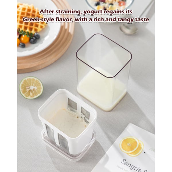 Yoghurt Sil, 1100ml Tjock Grekisk Yoghurt Mjölkfilter (1-pack)