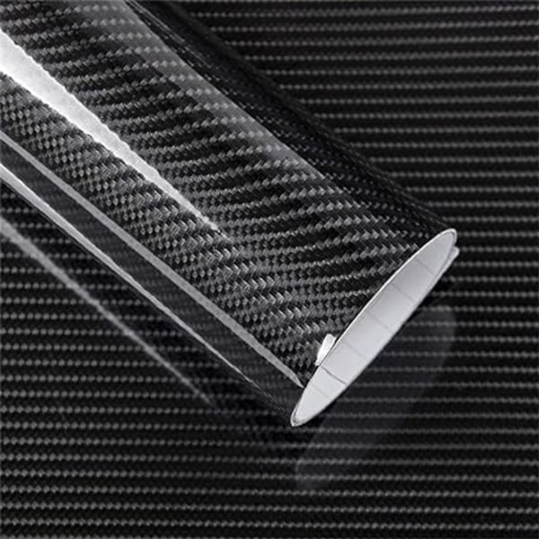 Självhäftande kolfiber vinylfilm 152cm x 30cm per rulle för