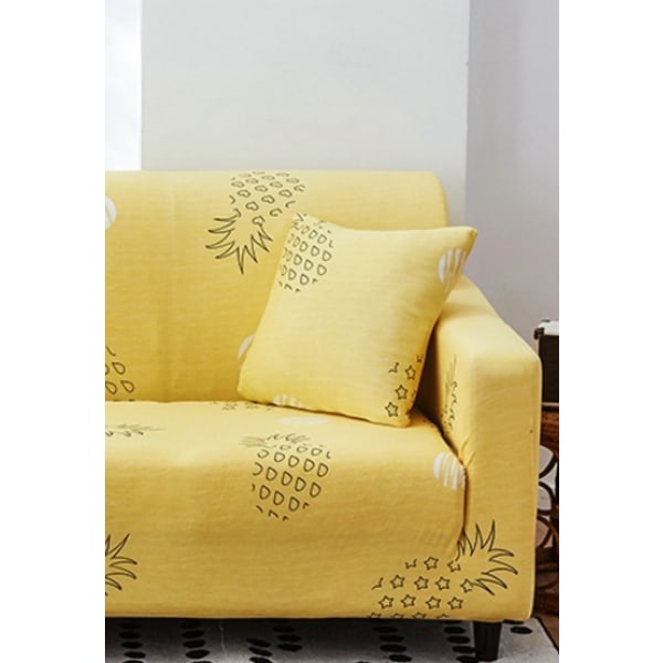 Sohvanpäällinen 140-180cm Moderni Käsinojallinen Sohvanpäällinen Universaali Joustava Sohvanpäällinen Sohvan Suojapäällinen Keltainen Mänty