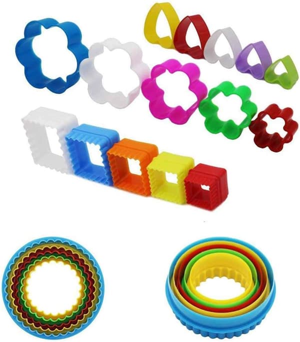 21 stk Plastkakeutstyr, Kakeformer for Kaker,