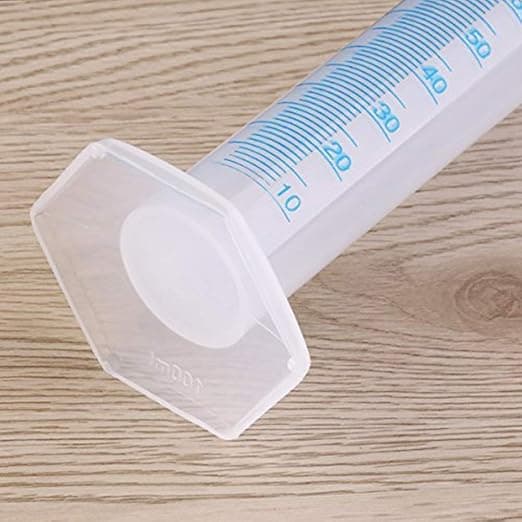 4 st Ljusblå Tråd 10ml 25ml 50ml 100ml Plastgraderad