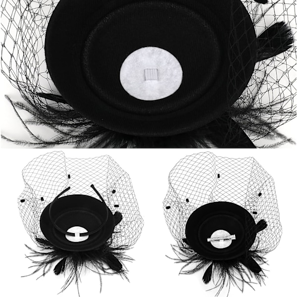 1920-luvun Teepuolueen Pääasusteet Naisille ja Tytöille, Fascinator-Hattu