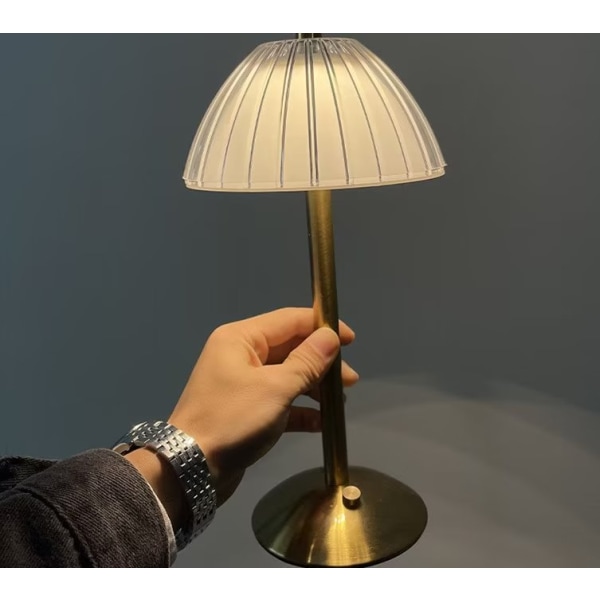 LED sladdlös bordslampa, batteridriven bordslampa, dimbar