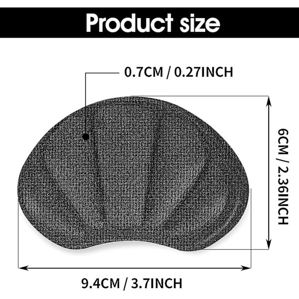 2 Par Super Grip-Skoindsatser til Oversize Sko