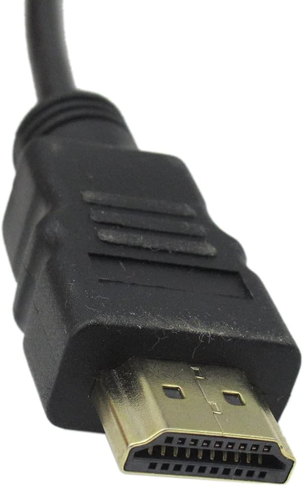 ELF HDMI - VGA -sovitinkaapeli 1,8 m kullattu 1080P