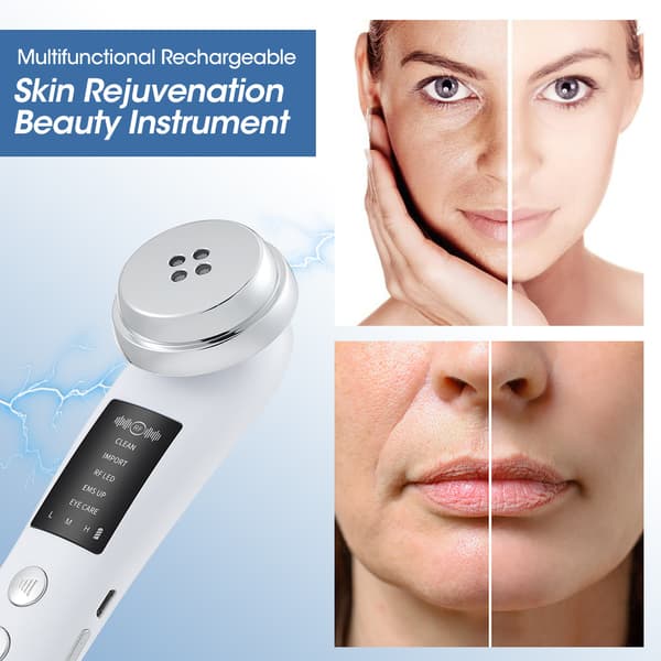 1 Styck Vit Microcurrent Introducer Bärbar Ansikte