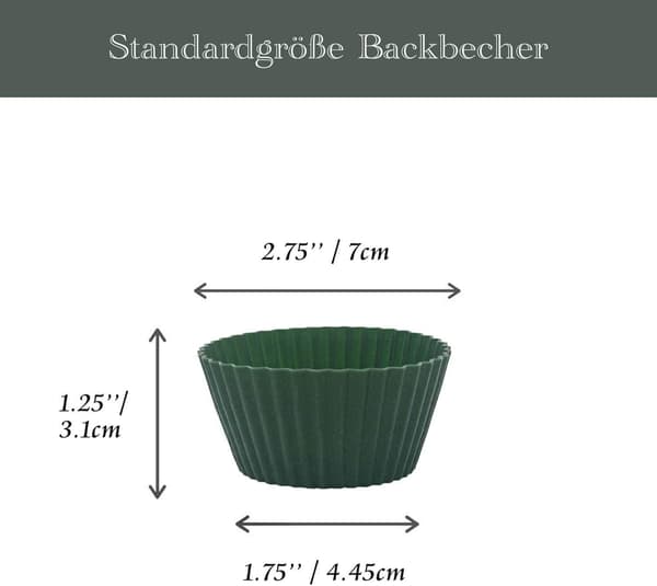 12-pack Standard Silikon Muffinsformar, 4 Färger, Återanvändbara