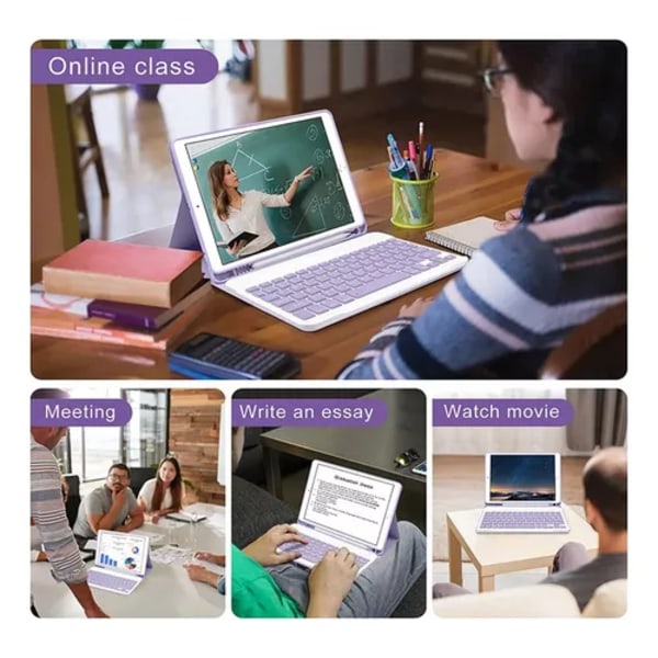 Tangentbordfodral, mus för Samsung Galaxy Tab A9 8,7 tum