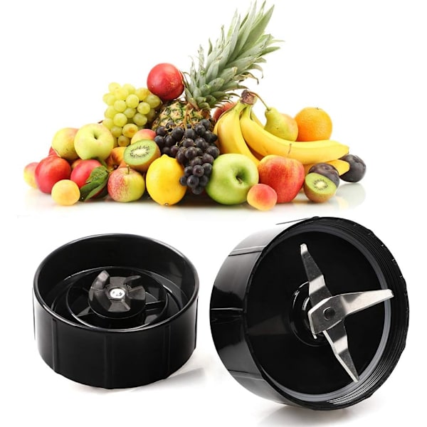 2 kpl Ristiterät yhteensopivat Magic Bullet 250W MB1001 -sarjan kanssa, tiivisteillä, blenderin varaosa