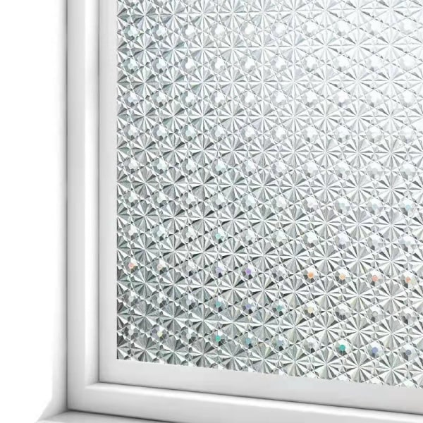 Diamond Privacy window film (45x200cm), non-stick frosted glass