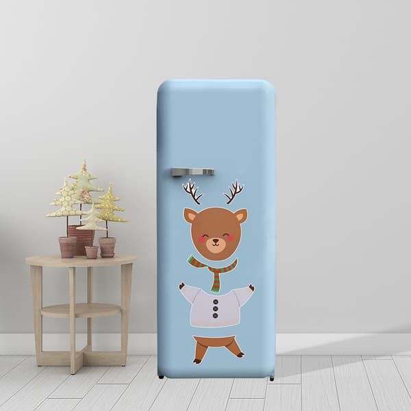 Jul-tema tecknad kylskåpsdekal 90*.30cm 1 styck
