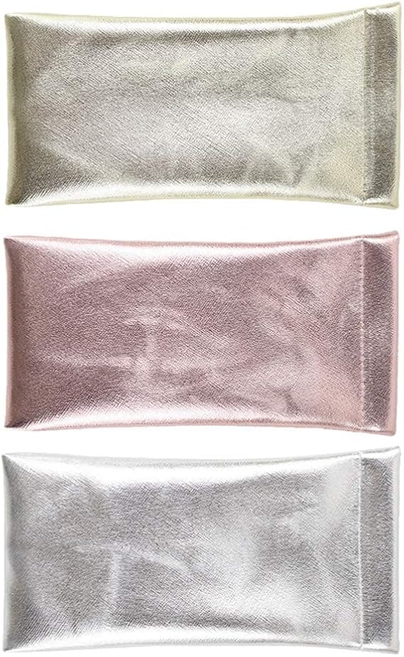3-pack Vattentätt Läderfodral för Unisex Solglasögon