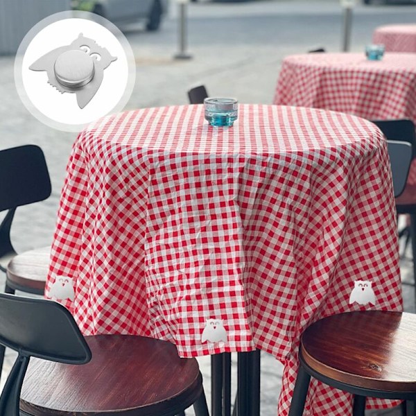 4 kappaletta magneettisia pöytäliinan painoja magneetti-ikkunaverho suihkuverhon verhopainot riippulukko piknikpöydille pöytäliinoille