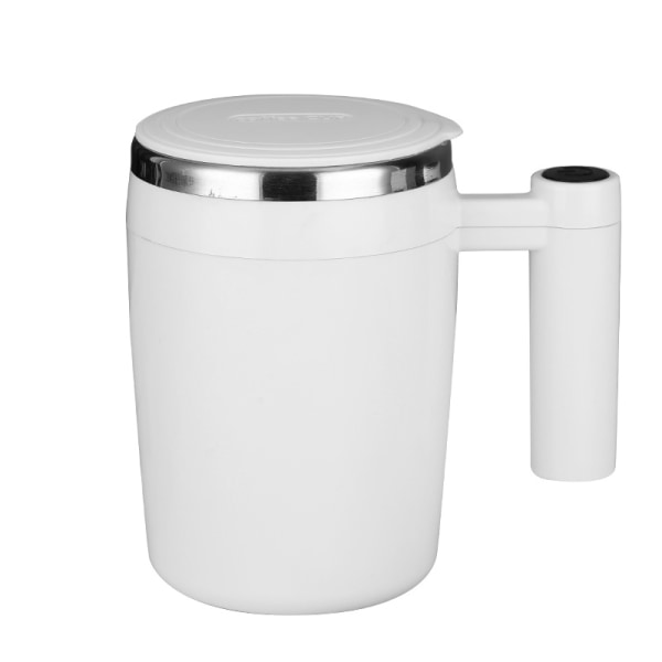 1pcs(White)USB Rechargeable Automatic Mug Cup Magnetic Mug