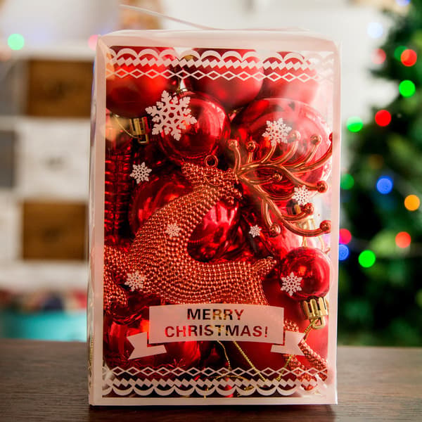 30 Plastjulekuler, Julekuler, Juletre