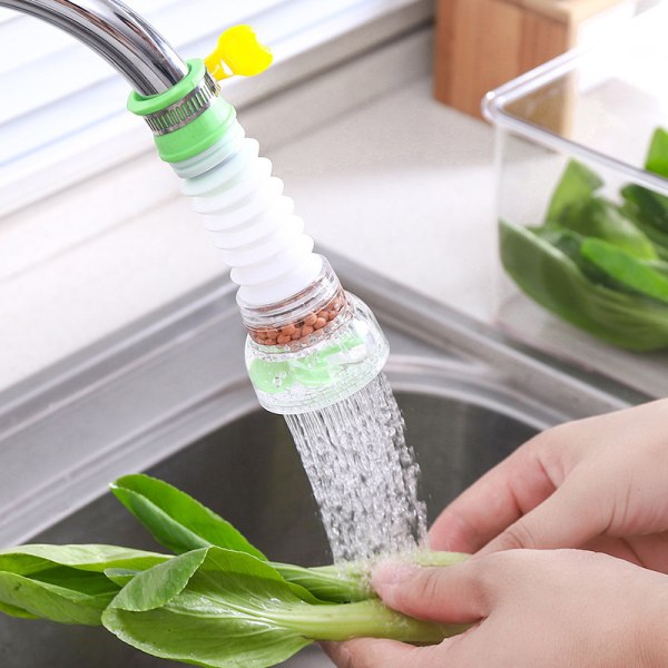 Faucet Water Purifier(Green), 360 Degree Rotating Movable Kitchen