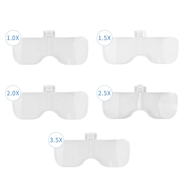 1 kpl LED-valaistu handsfree-lasit visiiri, korjausluku