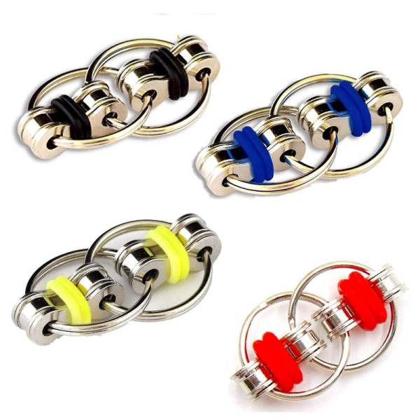 Topways Flippy Chain Fidget Toy, Uendelig Flip Chain Dekompresjon Stress Reduser Lindre Kreativ Stress Reduser Chain Toy