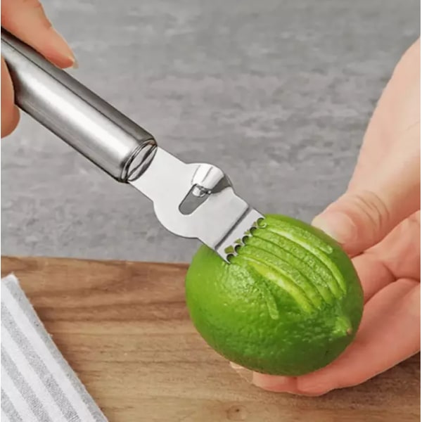 1 stk Rustfrit Stål Citron Zester & Rivjern – Køkken Skræller, Rivjern