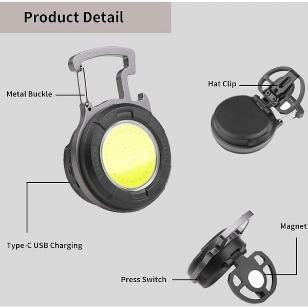 Mini bevægelsessensor 140 grader LED kompatibel AC 110V-240V med