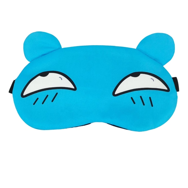1 blå söt sovande ögonmask