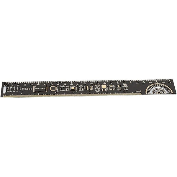 10 tum 25 cm elektronisk ingenjör multifunktion kretskort Pcb linjal ingenjörslinjal multifunktionslinjal