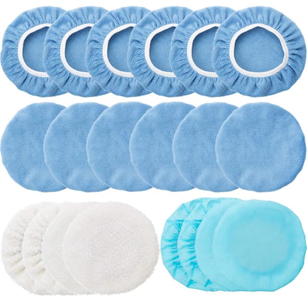 20 stk bilsporbuffering polering matte mikrofiber
