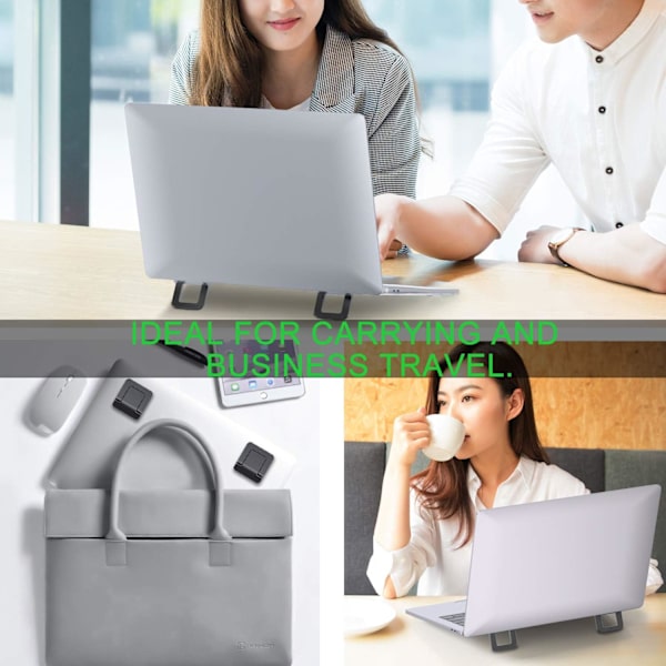 Mini Laptop Stativ, Foldbar Laptop Stativ, Velegnet til de fleste bærbare computere