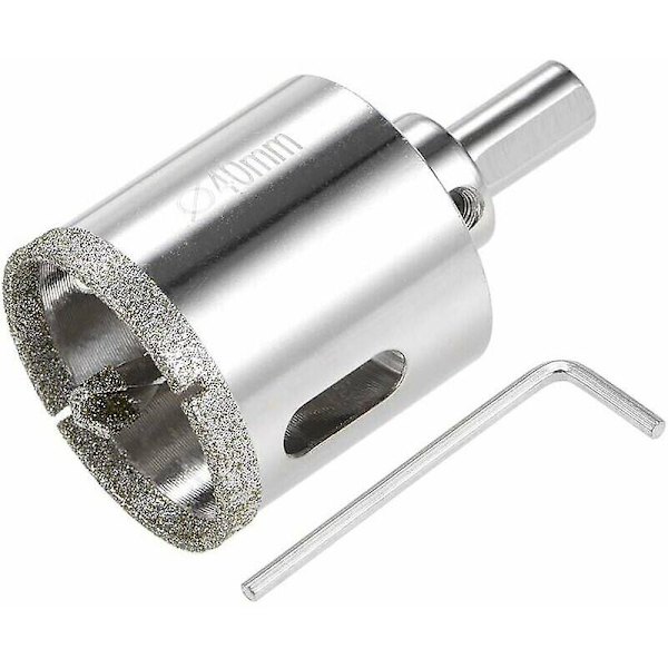 40mm Glaskeramisk Kakel Center Guide Borrkrona Glas Hålsåg Diamant Borrkrona