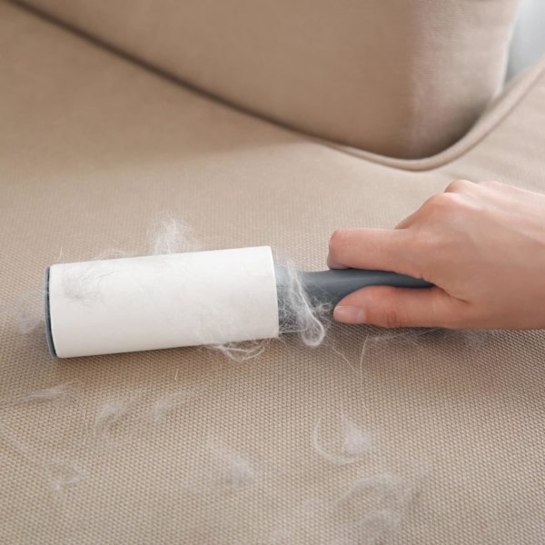 2 stk. Lint Roller med 6 Ekstra Klæbrige Lint Roller Sæt, Klæbrig