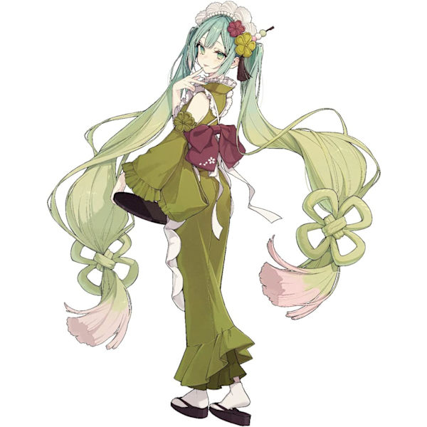 Hatsune Miku: Matcha Parfait Sweet Sweets Series Figur, Multicolor