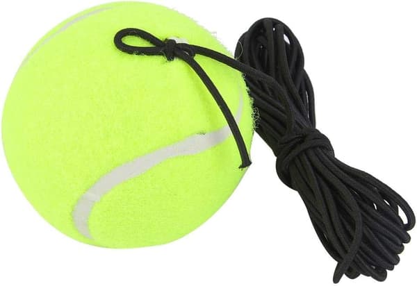 1 stk. 4M elastisk gummibåndbold til tennis tenniscoach