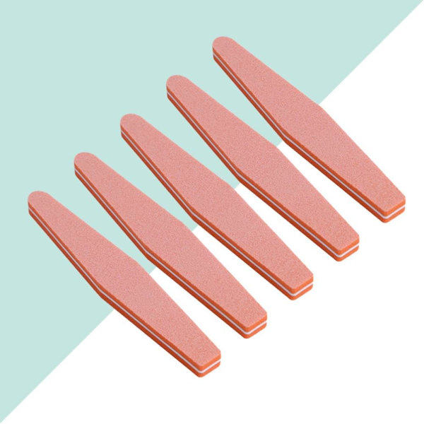 10 stycken nagelfil, svamp, dubbelsidig poleringsplatta,