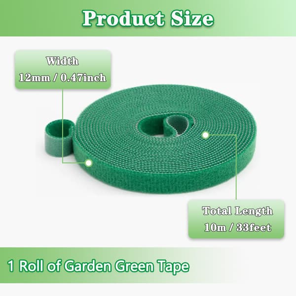 Justerbar hagetape for utsiden av planter