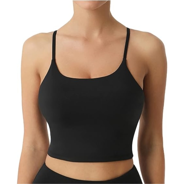 Sport-BH til kvinder med aftagelige puder, Yoga Bustier uden