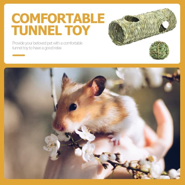 1 sæt kæledyrs tunnel rede dyrelegetøj