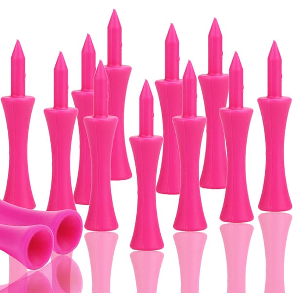 50 stk. 57mm Pink Plastik Golf Tees
