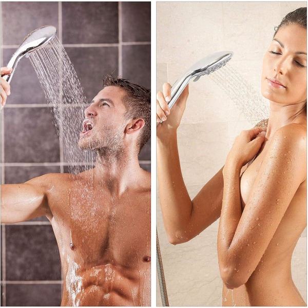 Byte av duschhuvud - BauTangLe handhållna duschmunstycken för