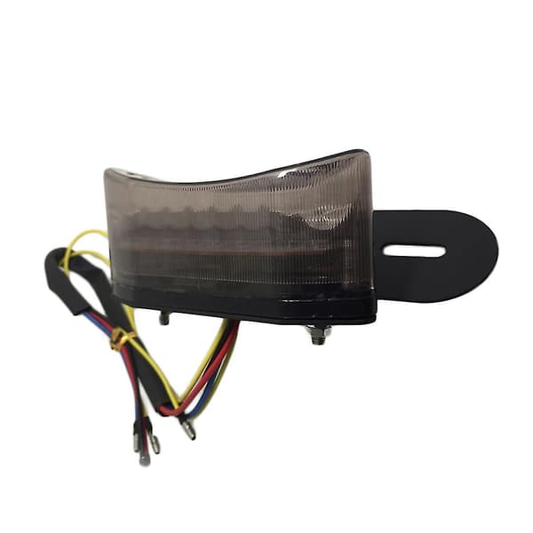 Led Motorcykel Quad Atv Baglygte Blink Brems Nummerplade Integreret