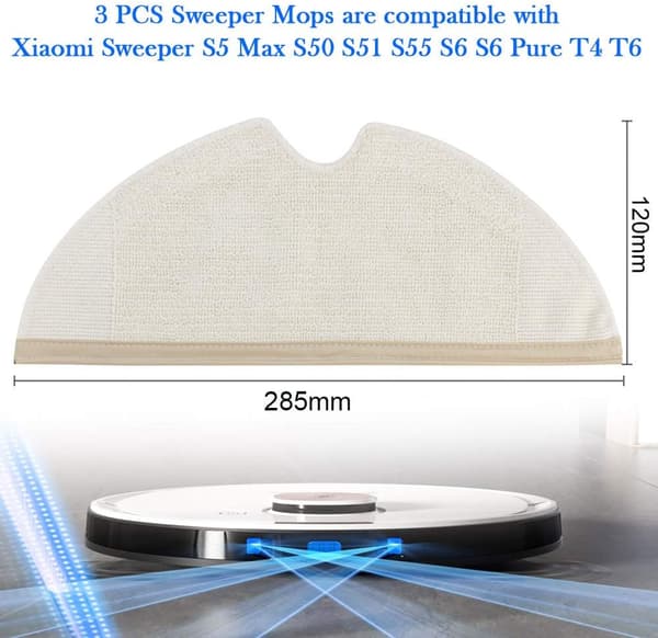3 kpl sopivia Stone Xiaomi -imurirobotille