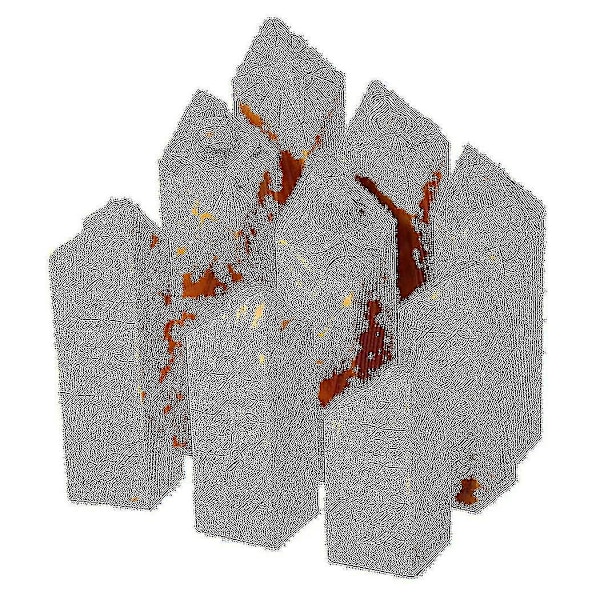 9 st Heaven Nativity Pillar Statues Set Resin Craft Trä Samlarobjekt Figurer För Heminredning Kyrka