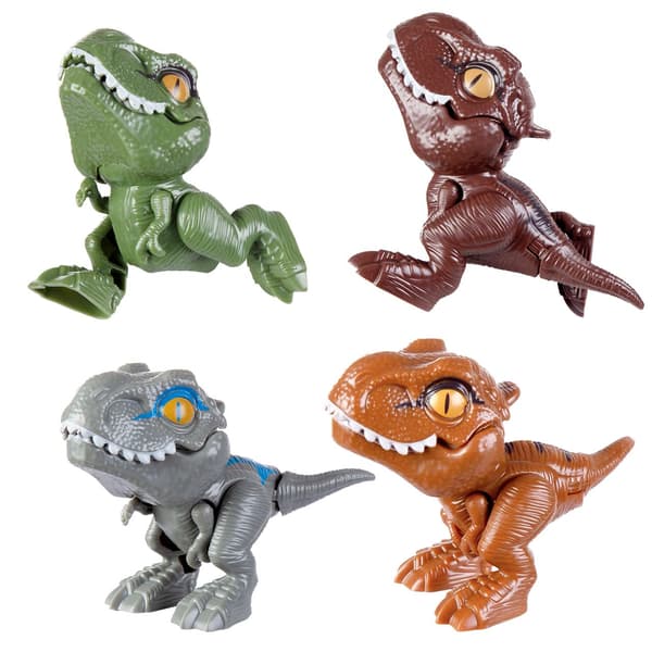 Dinosaurie-bitande fingerrdockor, barnspel
