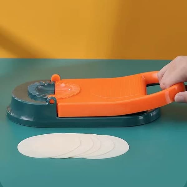 1 stk (oransje) 2 i 1 Dumplings, Dumpling Lazy Dumplings Maker,