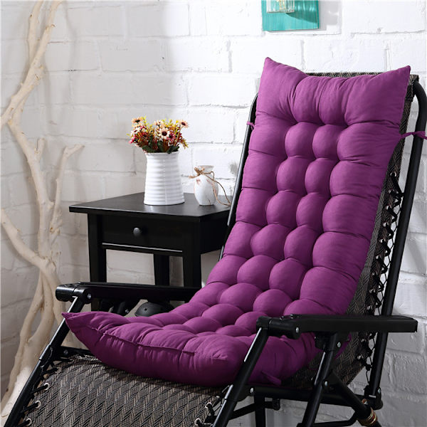 1 stk. græsgrøn 40 * 110 * 8 cm tyk recliner pude,